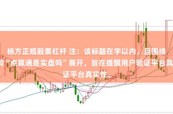 杨方正规股票杠杆 注：该标题在字以内，且围绕关键词“点嬴通是实盘吗”展开，旨在提醒用户验证平台真实性。